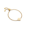 Engravable Clover Bracelet (Gold)