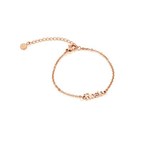 Editorial Name Bracelet (Rose Gold)
