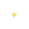 Enamel Sun Charm (Gold)