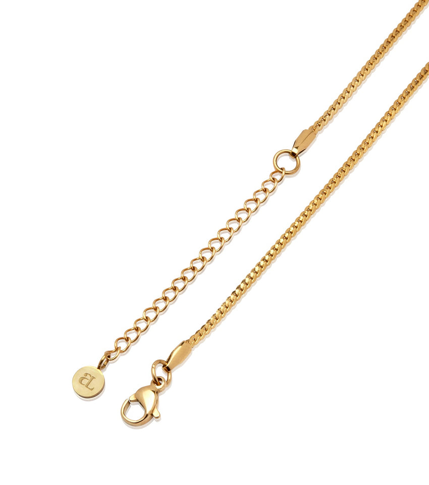 Fine Snake Chain Necklace (Gold)