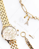 Gold Pearl Link Nueva 40 Watch