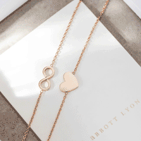 Infinity Bracelet (Rose Gold)