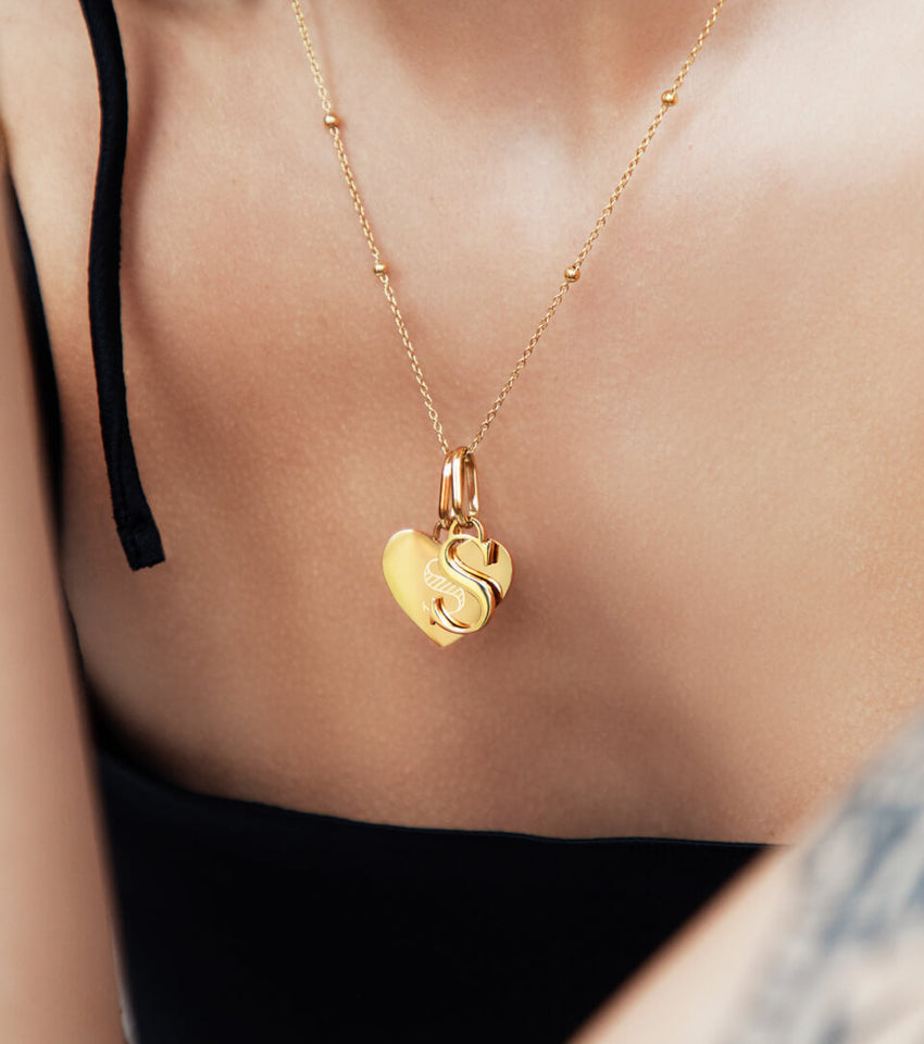 Buy White Full Cut Diamonds 18kt Gold Rose Heart Pendant Necklace by KAJ  Fine Jewellery Online at Aza Fashions.