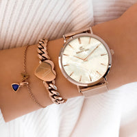 Initial Bracelet (Rose Gold)
