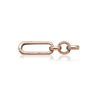 1.5-Inch Figaro Chain Extender (Rose Gold)