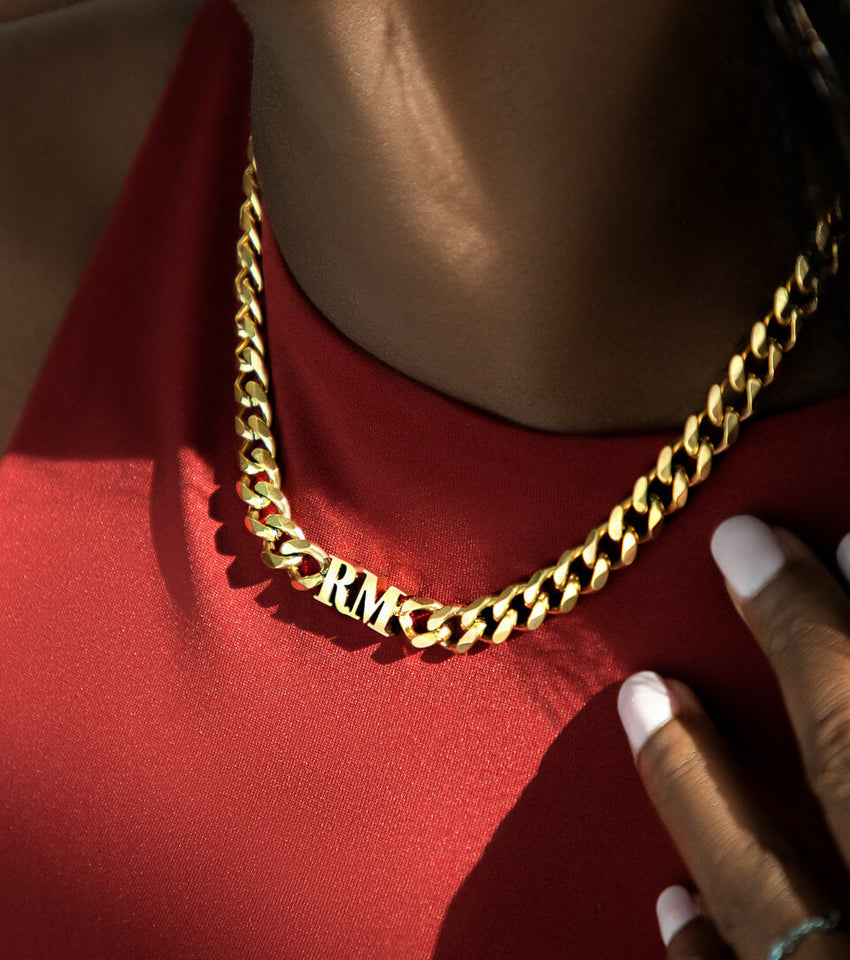 Initial Curb Set (Gold)