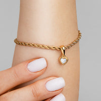Small Rope Chain Bracelet (Gold)