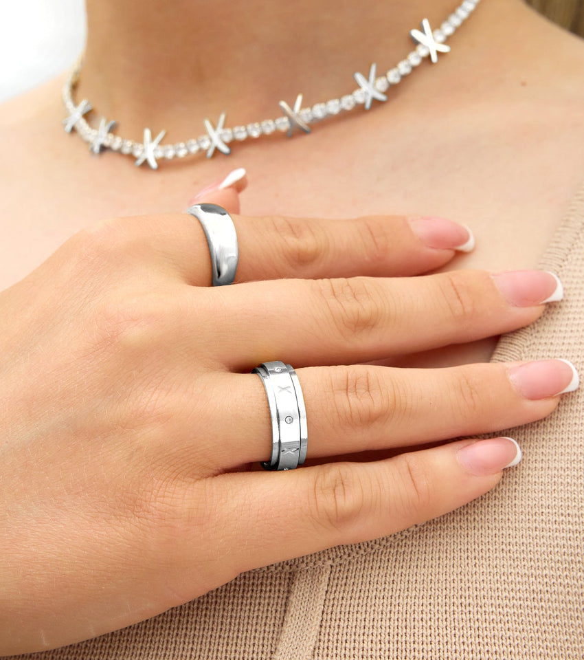 Gemma Owen GXO Fidget Ring (Silver)