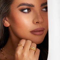 Gemma Owen GXO Initials Ring (Gold)