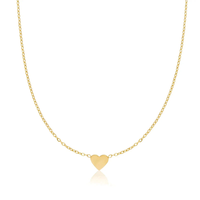 Mini Heart Necklace (Gold) (CS Replacement)