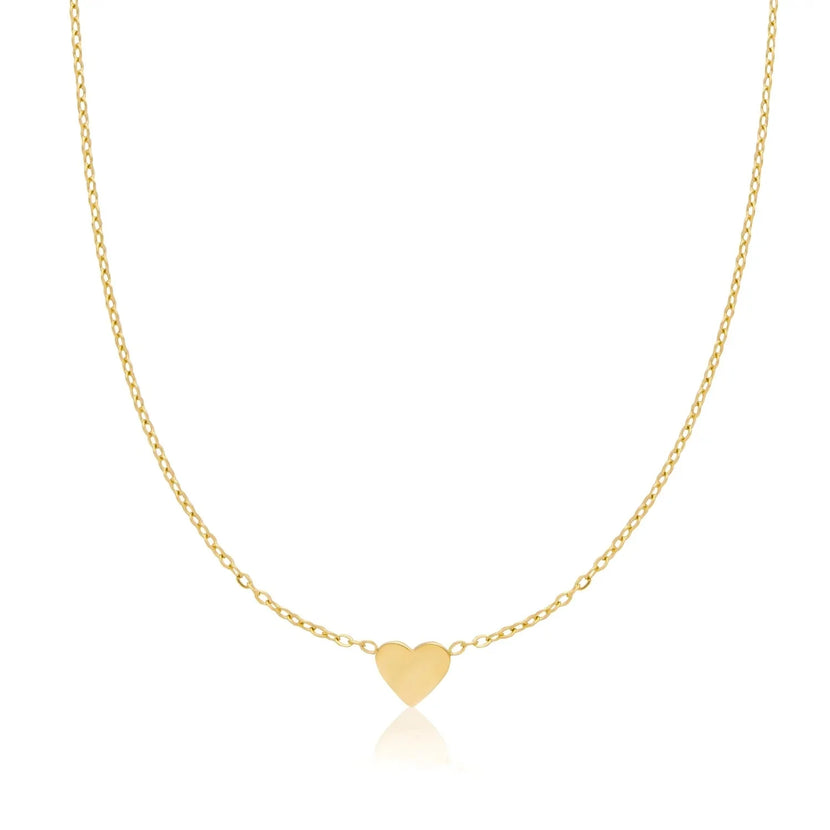 Mini Heart Necklace (Gold) (CS Replacement)