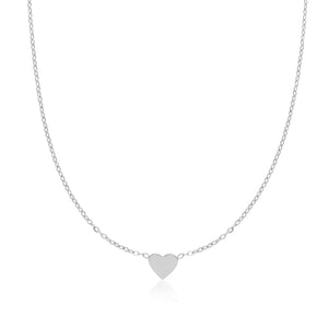 Mini Heart Necklace (Silver) (CS Replacement)