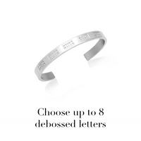 Gemma Owen GXO Crystal Cuff Bangle (Silver)