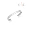 Gemma Owen GXO Crystal Cuff Bangle (Silver)