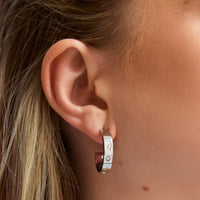 Gemma Owen GXO Custom Hoop Earrings (Silver)