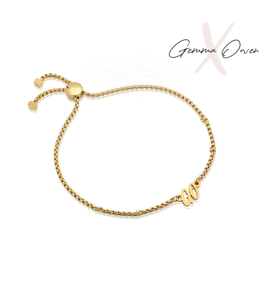 Gemma Owen GXO Name Bracelet (Gold)