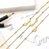 Gemma Owen GXO Name Necklace (Gold)