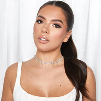 Gemma Owen GXO Custom Tennis Necklace (Silver)