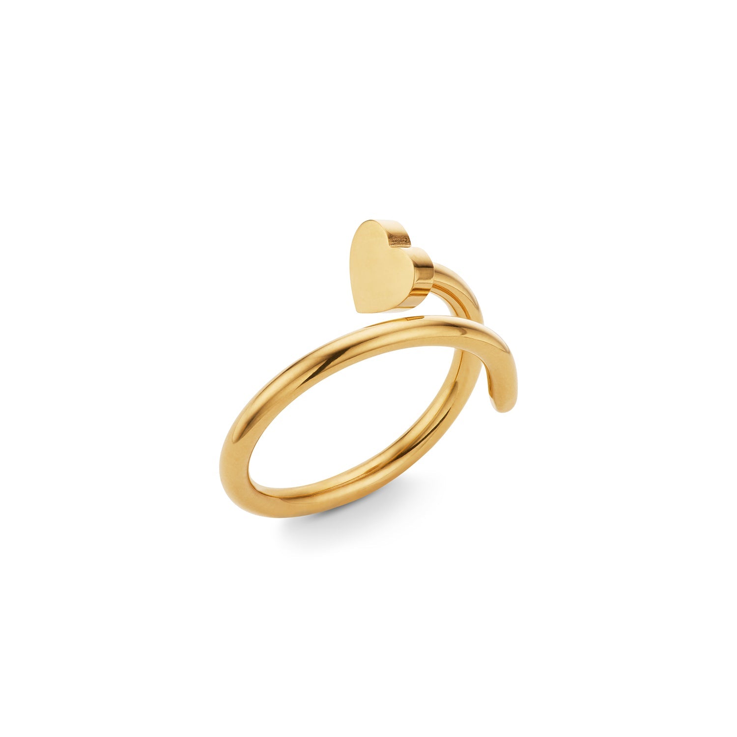 Heart Nail Ring (Gold) – Abbott Lyon US