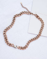Initial Curb Set (Rose Gold)