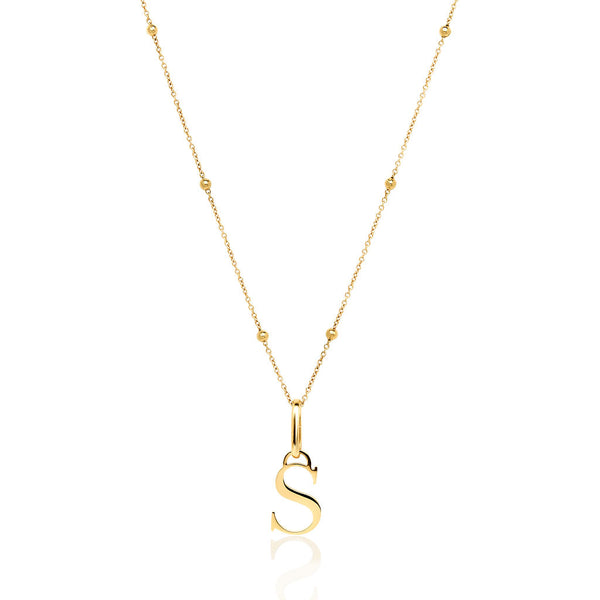 Heart Curb Chain Necklace (Rose Gold)