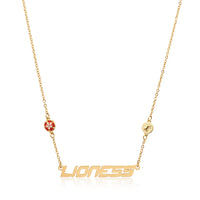 Italic Name Necklace (Gold)