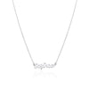 Sterling Silver Handwritten Name Necklace (Silver)