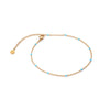Colorful Sphere Chain Anklet (Gold)