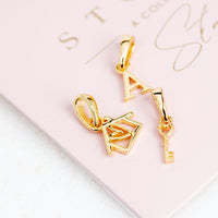 Stories Doodle House Charm (Gold)