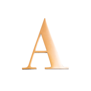 PersonalizE LETTERS - GOLD