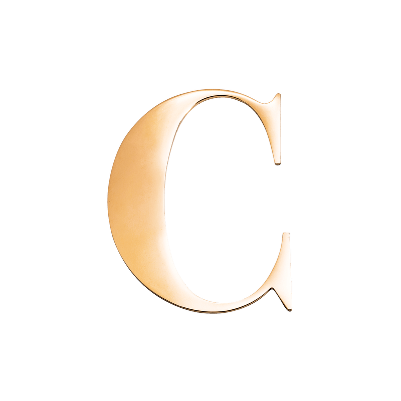 Jewelry Box Gold Small Metal Letter