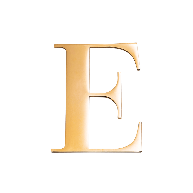 Jewelry Box Gold Small Metal Letter