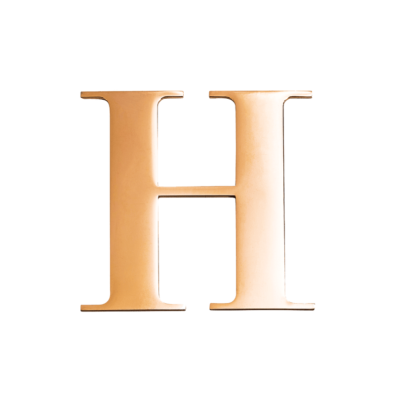 Jewelry Box Gold Small Metal Letter