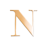 Jewelry Box Gold Small Metal Letter