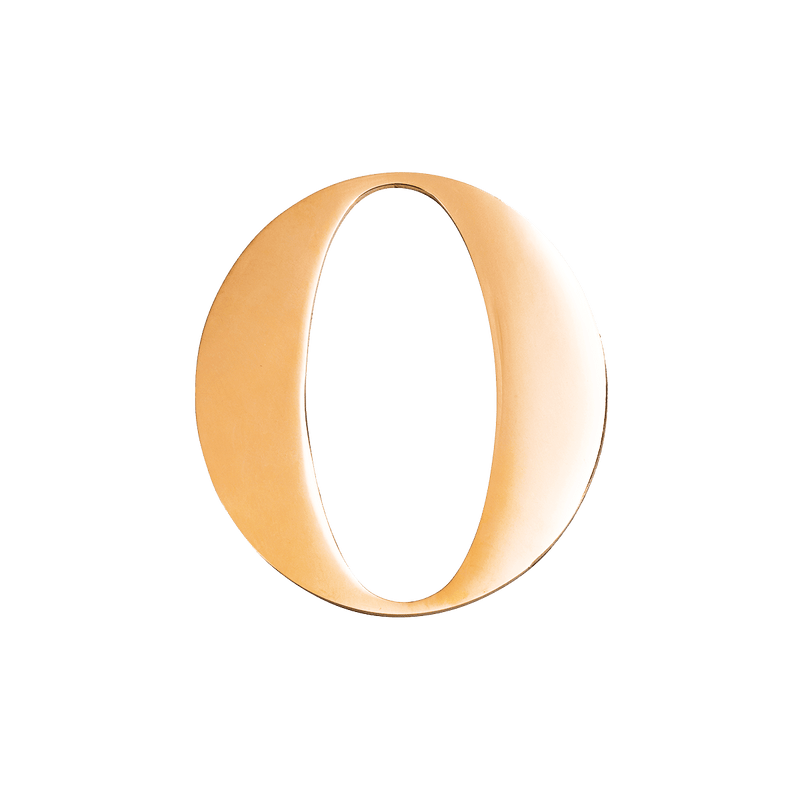 Jewelry Box Gold Small Metal Letter