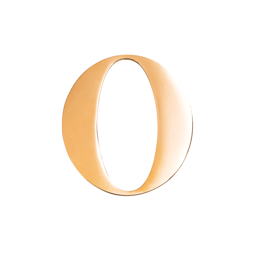 Jewelry Box Gold Small Metal Letter