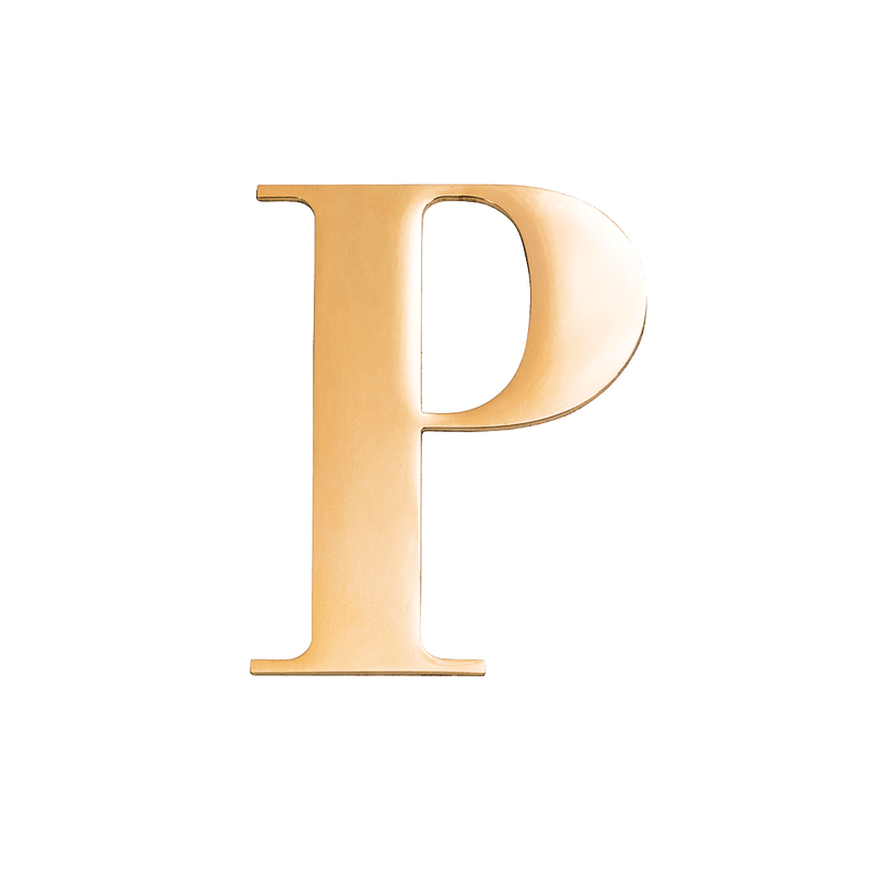 Jewelry Box Gold Small Metal Letter