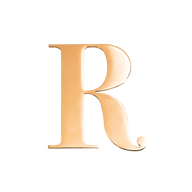 Jewelry Box Gold Small Metal Letter