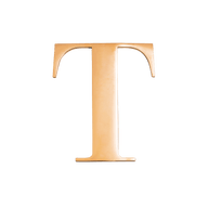 Jewelry Box Gold Small Metal Letter