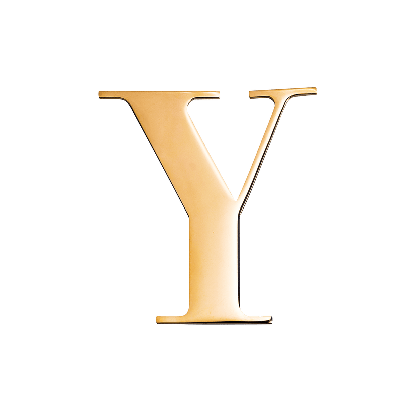 Jewelry Box Gold Small Metal Letter