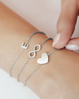 Little Luxe Heart Bracelet (Silver)