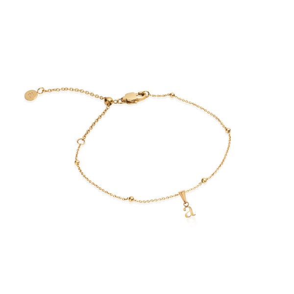 Personalised Gold Initial Bracelet – Abbott Lyon US
