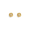 Sterling Silver Twisted Studs (Gold)