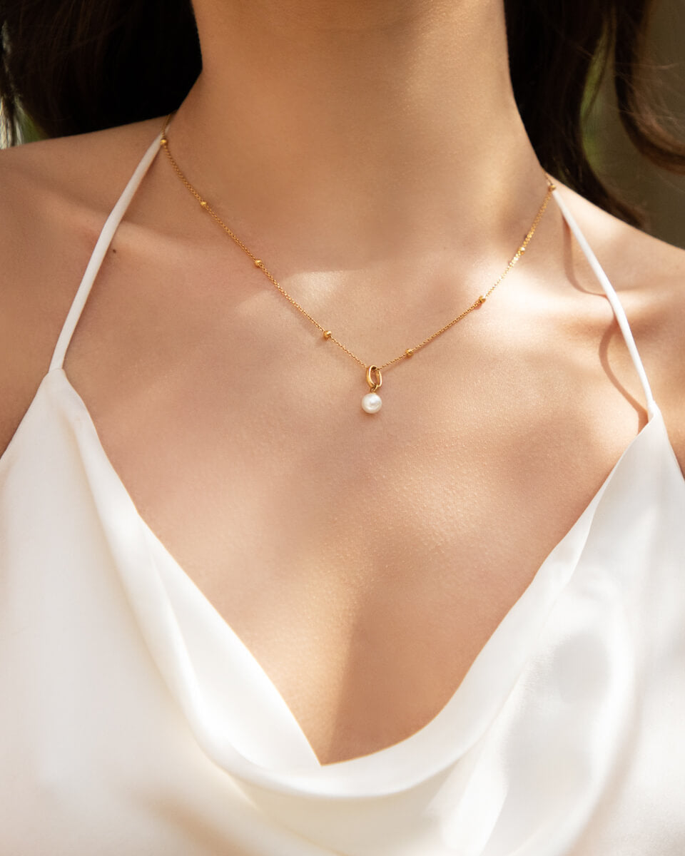 Pearl pendant gold hotsell
