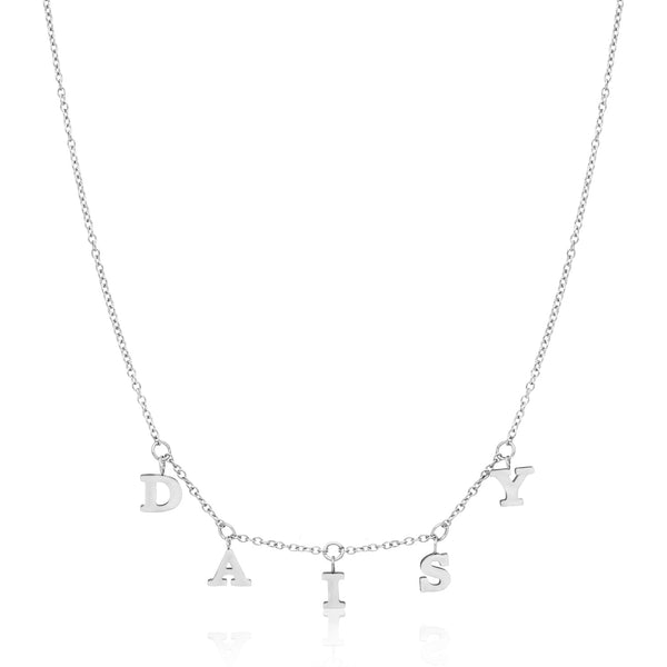 Olivia Attwood x Abbott Lyon | Initial necklace silver, Initial necklace  gold, Initial birthstone necklace