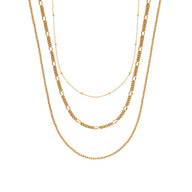 Fine Chain Layered Set (Gold)
