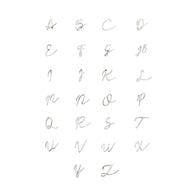 Stories Script Initial Pendant (Silver)