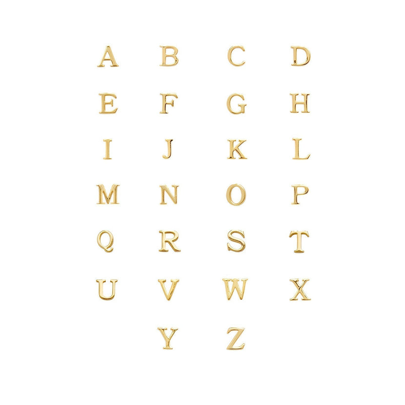 Stories Initial Charm (Gold)