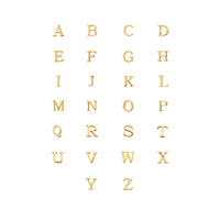 Stories Initial Pendant (Gold)