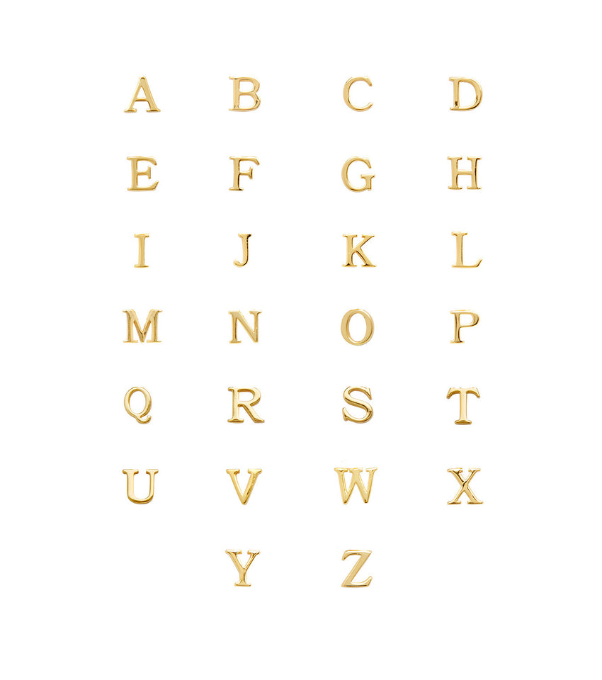 Stories Initial Pendant (Gold)